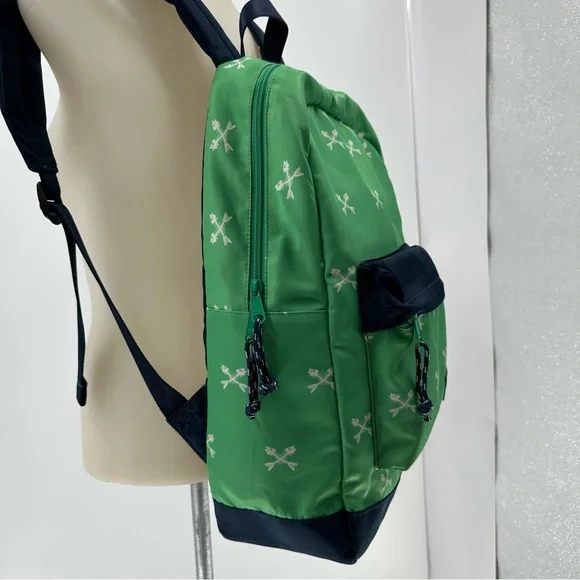 Vineyard Vines Martha’s Vineyard Fishbones Green Blue Backpack - Picture 4 of 13